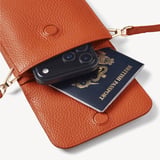Duo Phone Crossbody Pouch Marmalade Pebble