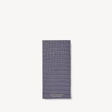 2027 Slim Pocket Diary Deep Shine Dusky Blue Small Croc