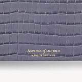 2027 A5 Week to View Diary Deep Shine Dusky Blue Small Croc