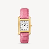 Mayfair® Classic Watch 24ct Gold Plated - Deep Shine Pink Croc