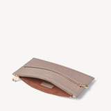 Hudson Travel Pouch Moleskin Milled Pebble