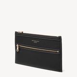 Hudson Travel Pouch Black Milled Pebble