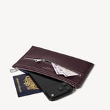Hudson Travel Pouch Wine Milled Pebble