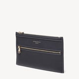 Hudson Travel Pouch Classic Navy Milled Pebble