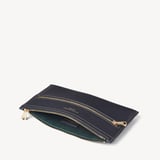 Hudson Travel Pouch Classic Navy Milled Pebble