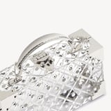 Trinket Box Transparent Acrylic with Silver Crystals