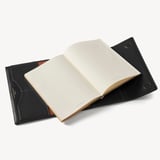 A5 Hudson Deluxe Refillable Journal Black Milled Pebble