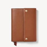 A5 Hudson Deluxe Refillable Journal Tan Milled Pebble