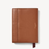 A5 Hudson Deluxe Refillable Journal Tan Milled Pebble