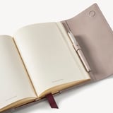 A5 Hudson Deluxe Refillable Journal Moleskin Milled Pebble