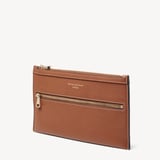 Hudson Travel Pouch Tan Milled Pebble