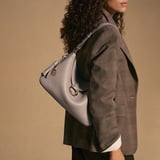 Bella Hobo Moleskin Milled Pebble