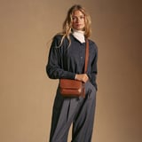 Ella Crossbody Tan Milled Pebble