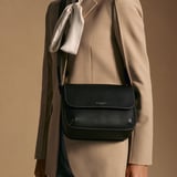 Ella Grande Crossbody Black Milled Pebble