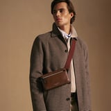 Reporter Compact Crossbody Tobacco Pebble