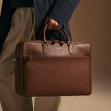 48 Hour Mount Street Travel Bag Tobacco Pebble