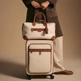 Hudson Cabin Suitcase Beach Stone Premium Pebble & Smooth Tan