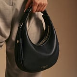 Soho Mini Crescent Black Milled Pebble