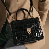 Midi Mayfair® Deep Shine Black Croc