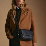 Ella Grande Crossbody Classic Navy Milled Pebble