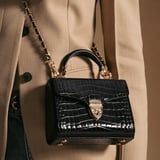 Mini Mayfair® Black Patent Croc