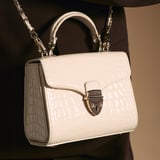 Mini Mayfair® Ivory Patent Croc
