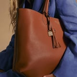 Hudson Tote Tan Milled Pebble
