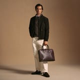 Heritage Briefcase Conker Pebble