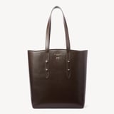 Essential Tote Chocolate Saffiano