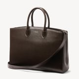 Madison Tote Chocolate Saffiano