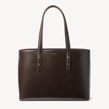 Regent Tote Chocolate Saffiano
