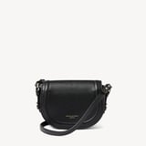 Small Stella Satchel Crossbody Black Pebble