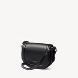 Small Stella Satchel Crossbody Black Pebble