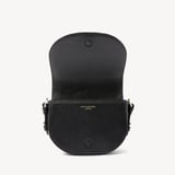 Small Stella Satchel Crossbody Black Pebble