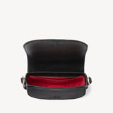 Small Stella Satchel Crossbody Black Pebble