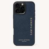 iPhone 16 Pro Max Case Navy Pebble