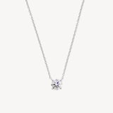 Floating Diamond 0.50ct Solitaire Necklace 0.53ct Diamond