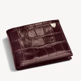 Billfold Coin Wallet Deep Shine Amazon Brown Croc