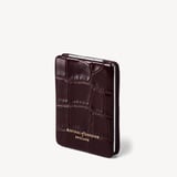 Handbag Mirror Deep Shine Amazon Brown Croc
