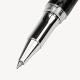 2027 A4 Day to Page Diary & Pen Set Deep Shine Black Croc