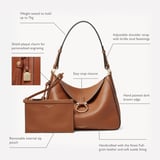 Bella Hobo Tan Milled Pebble