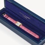 Mayfair® Classic Watch 23ct Gold Plated - Deep Shine Pink Croc
