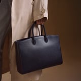 Madison Tote  Navy Saffiano