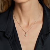 Diamond & Pearl Pendant Necklace 0.03ct Diamond