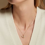 Diamond Bee Pendant Necklace 0.237ct White Sapphire & Citrine