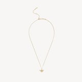 Bee Necklace & Earrings Set Diamond & 14ct Solid Gold