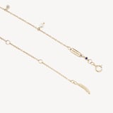 Celeste Drop Necklace, Bracelet & Earrings Set Diamond, Pearl & 14ct Solid Gold