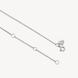 Edwardian Kiss Pendant & Studs Set White Topaz & Sterling Silver 925