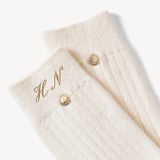Set of 3 Cashmere Socks Pink, Chalk & Grey Cashmere