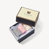 Set of 3 Cashmere Socks Pink, Chalk & Grey Cashmere
